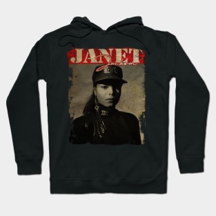 TEXTURE ART- JANET JACKSON 70S 4 Hoodie